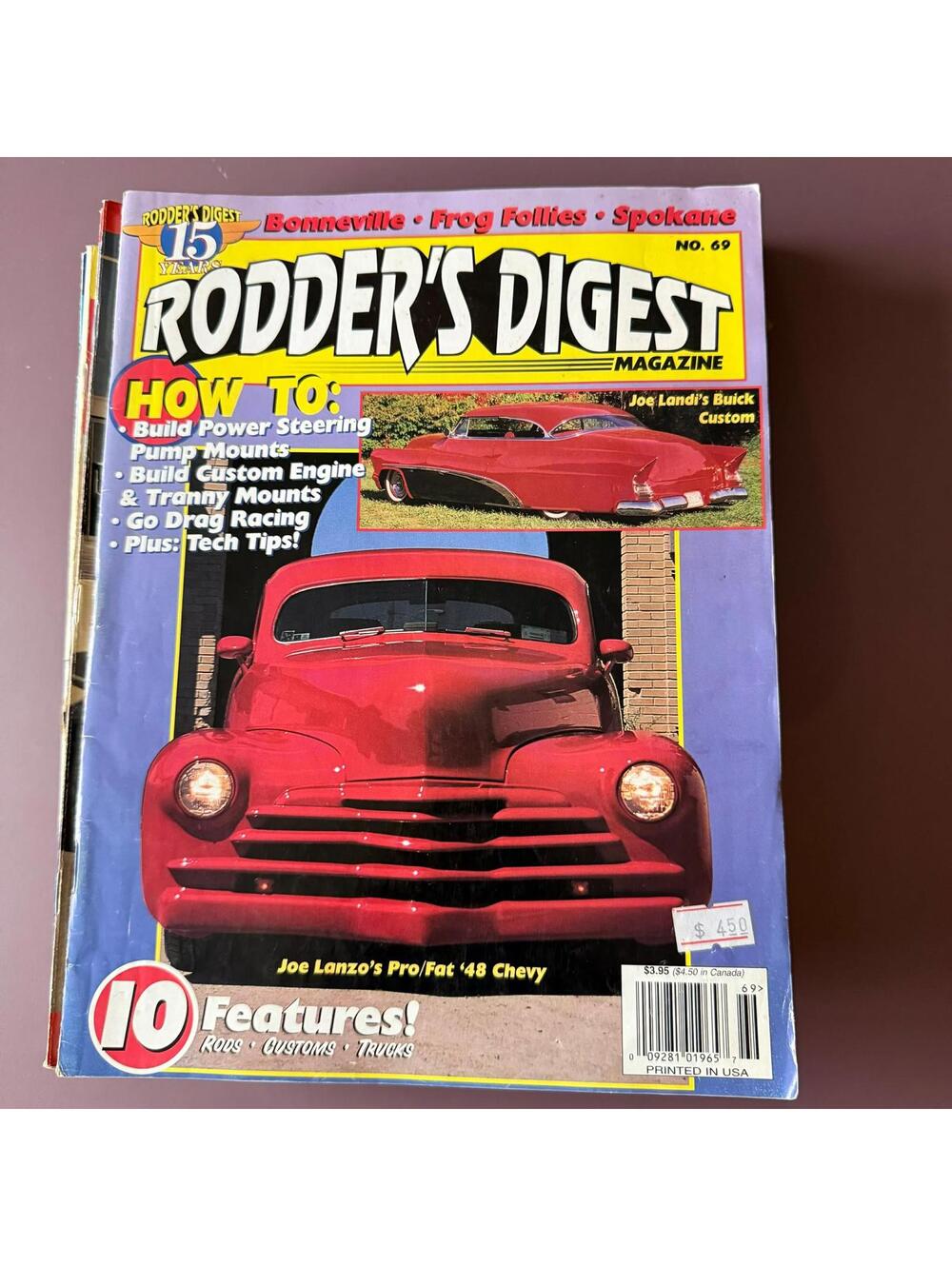 Vintage Hot Rodder Chevy Auto Magazine Custom Rodder B2